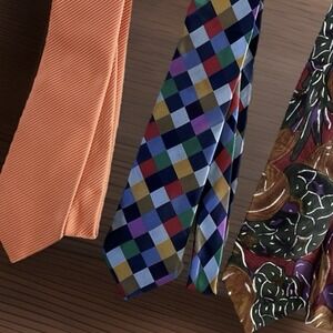 Silk Ties Lot Of Three Antonio Ricci, Paul‎ Frederick, Geoffrey Beane